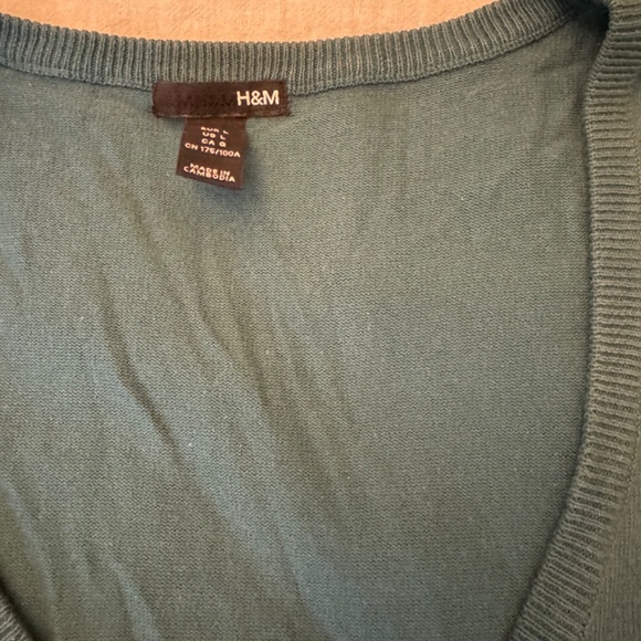 HM lovely teal cardigan, size L - Picture 4 of 4